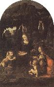 LEONARDO da Vinci Virgin of the Rocks oil painting artist